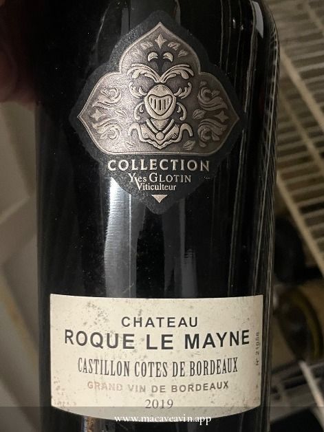 Étiquette de Château Roque le Mayne, Château Roque le Mayne