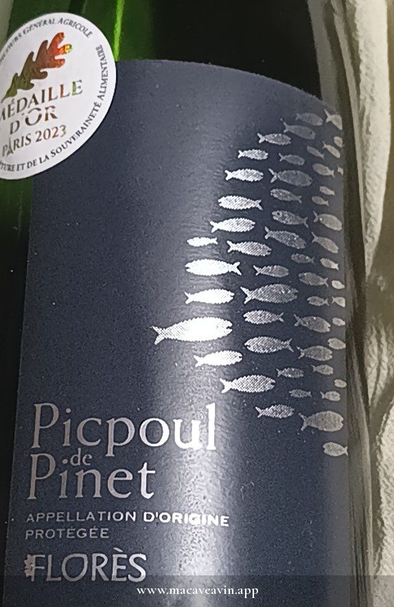 Étiquette de Picpoul de Pinet, Flores