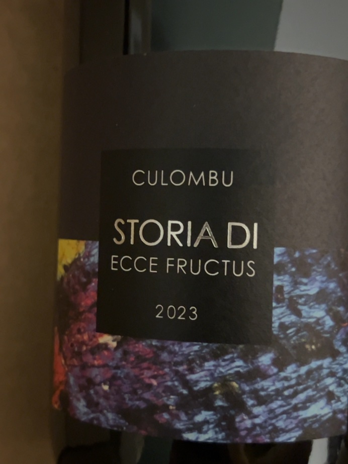 Étiquette de Culombu Rouge, Clos Culombu
