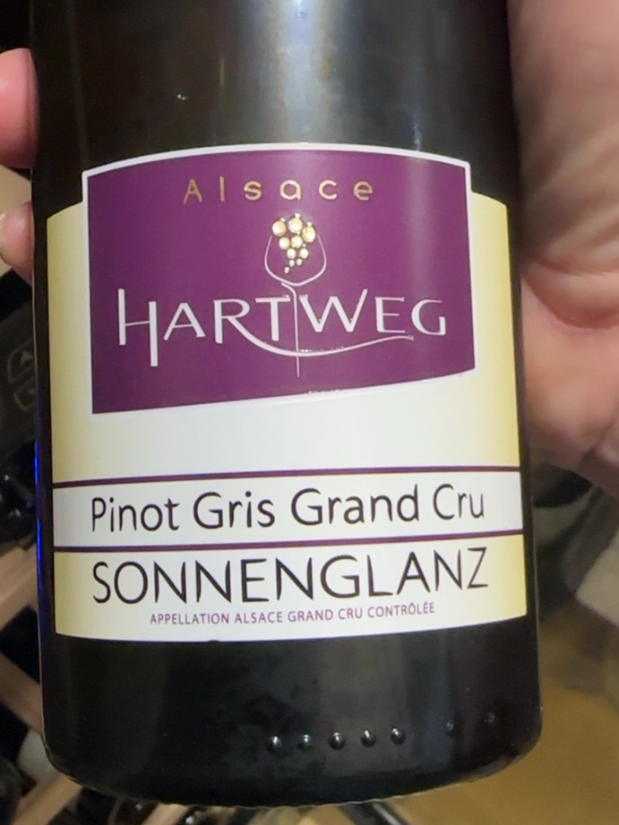 Étiquette de Pinot Gris Alsace Grand Cru Sonnenglanz – Cuvée 70ème Anniversaire, Cave de Beblenheim