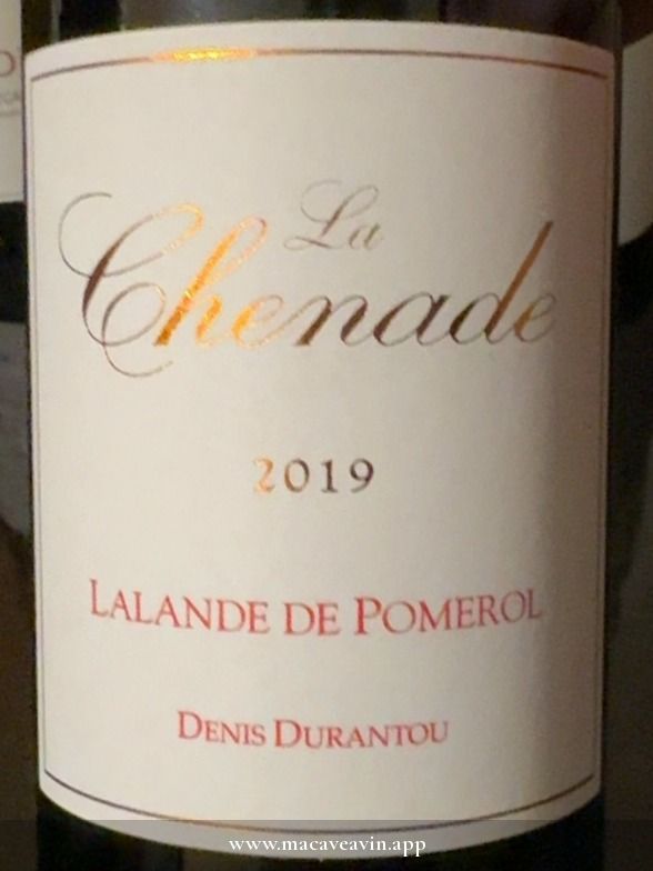Étiquette de La Chenade, Château Les Cruzelles