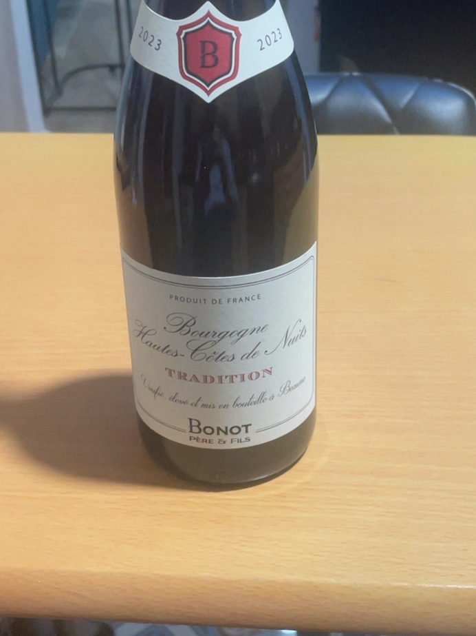 Étiquette de Tradition, Bonot Père & Fils