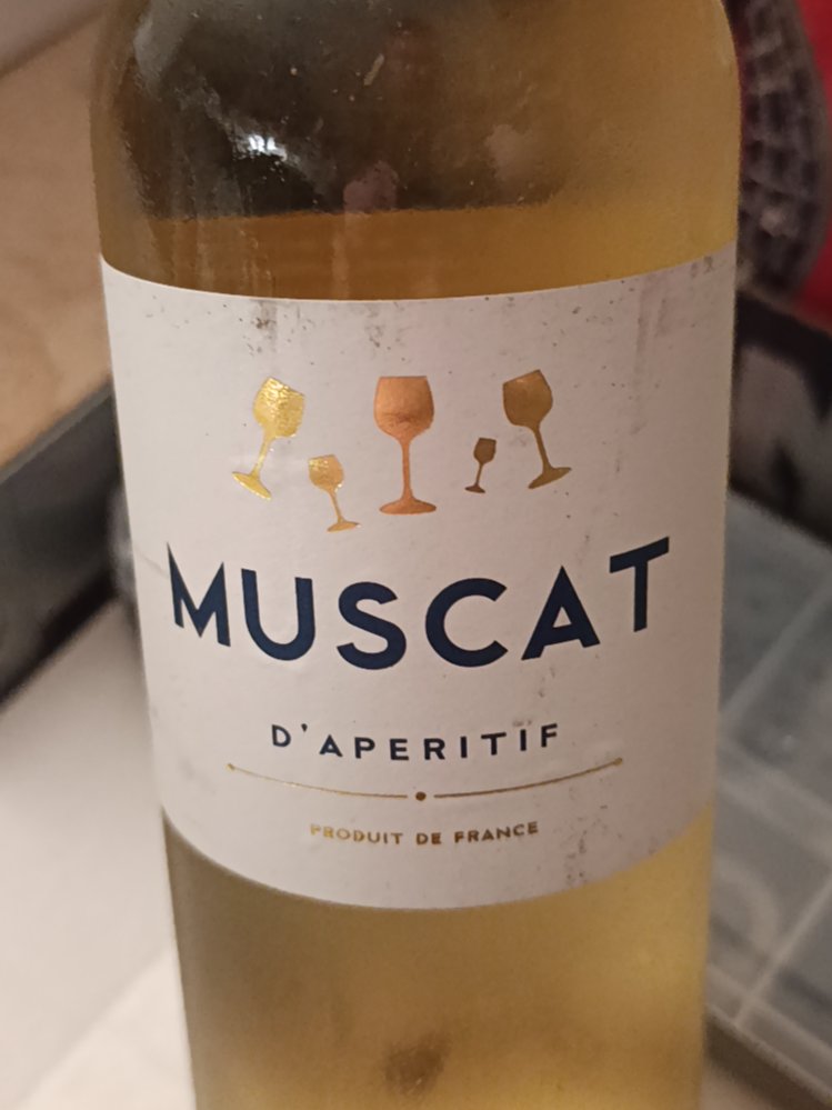 Étiquette de Muscat moelleux, Frontignan Muscat