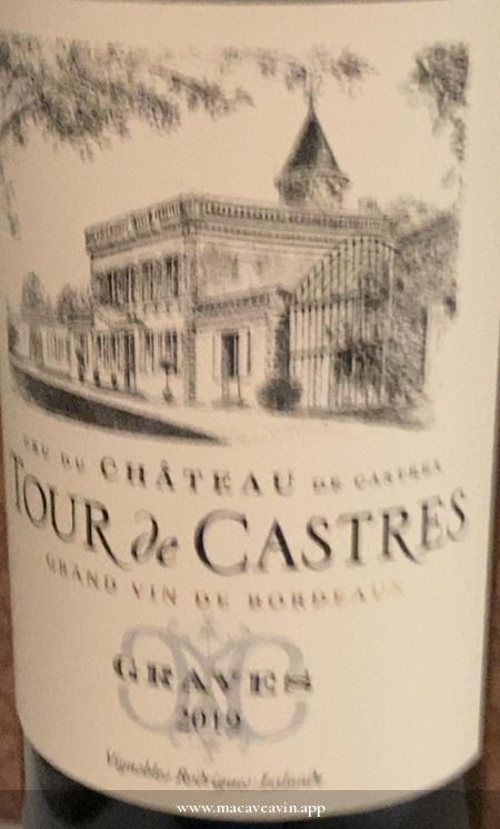 Étiquette de Tour de Castres Rouge, Château de Castres