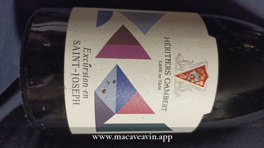 Étiquette de Terroirs d'Exception Saint-Joseph rouge, Héritiers Gambert