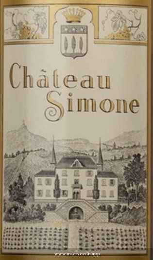 Étiquette de Palette Blanc, Château Simone
