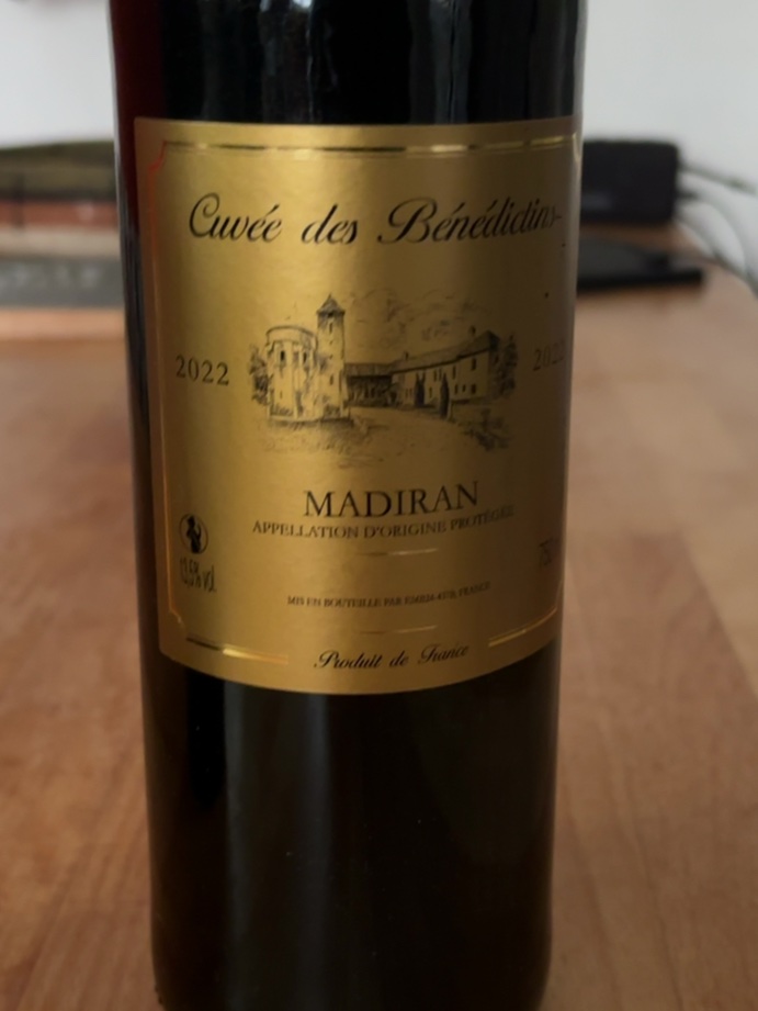 Étiquette de Cuvée des Bénédictins, Prieuré de Saint-Céols