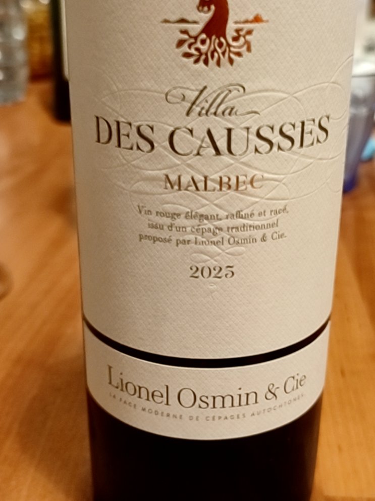 Étiquette de Villa des Causses, Lionel Osmin & Cie