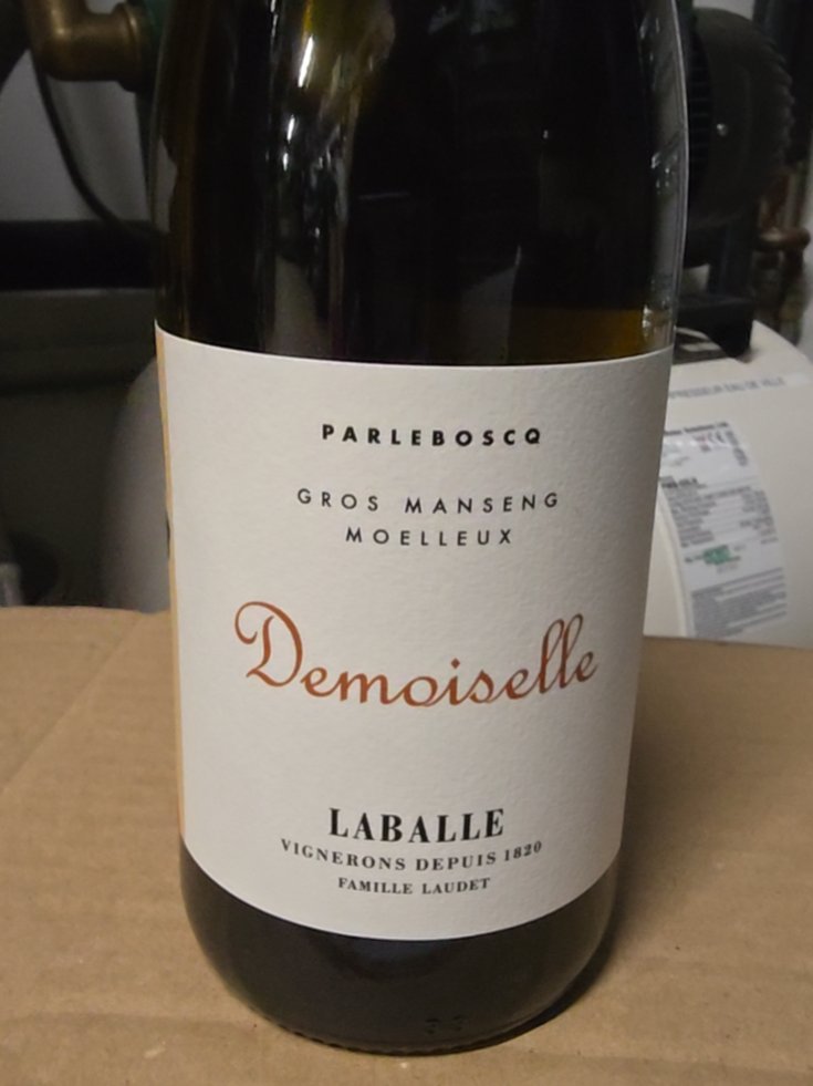 Étiquette de La Demoiselle, Domaine de Laballe