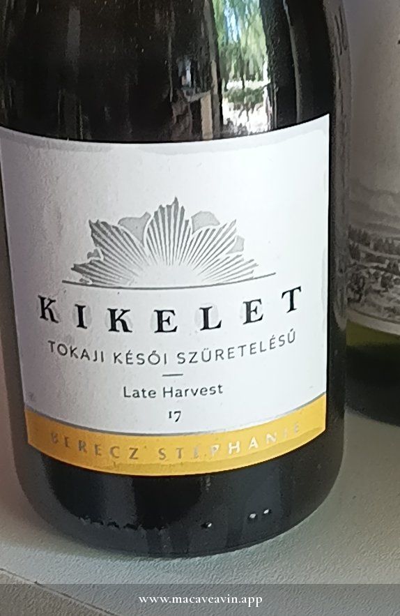 Étiquette de Tokaji Késői Szuretélésű Late Harvest, Tokaj Kikelet Pince