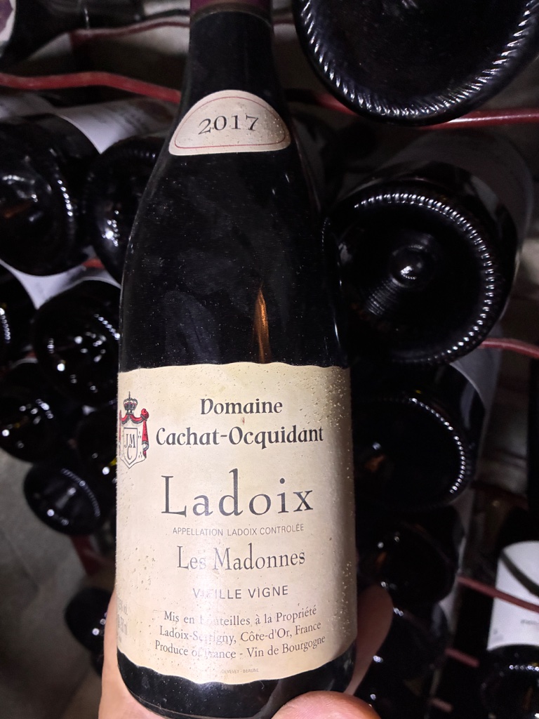 Étiquette de Les Madonnes Vieilles Vignes, Domaine Cachat-Ocquidant