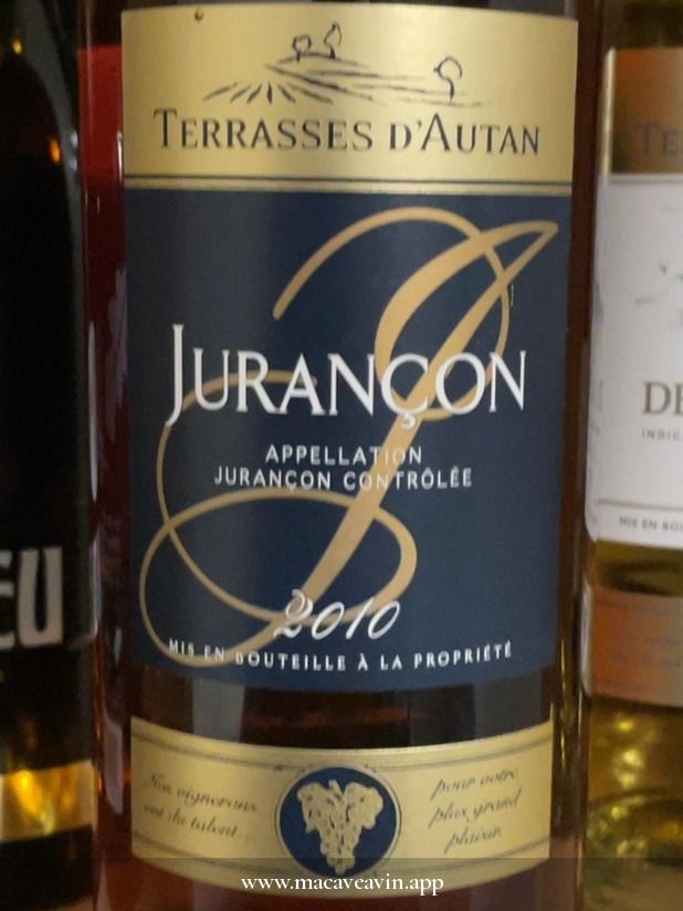 Étiquette de Terrasses d'Autan Jurançon Doux, Scamark