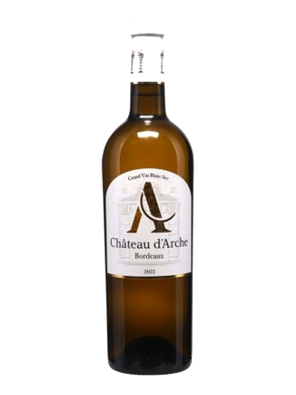 Étiquette de A de Château d’Arche Bordeaux Blanc, Château d'Arche