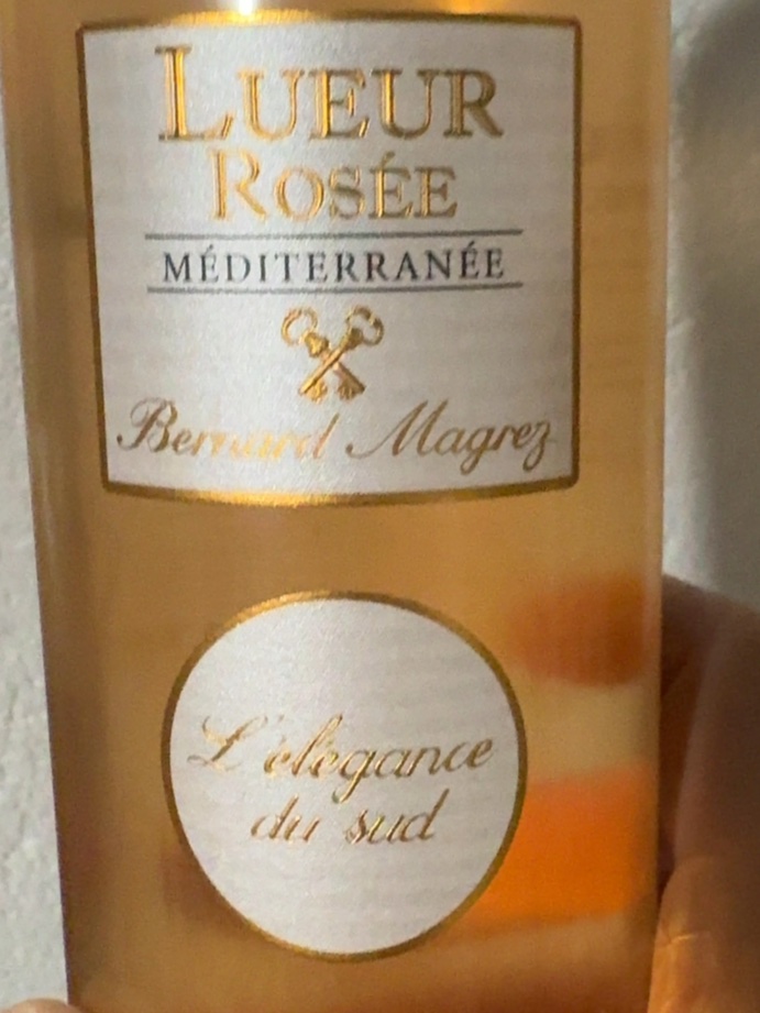Étiquette de Lueur Rosée, Bernard Magrez
