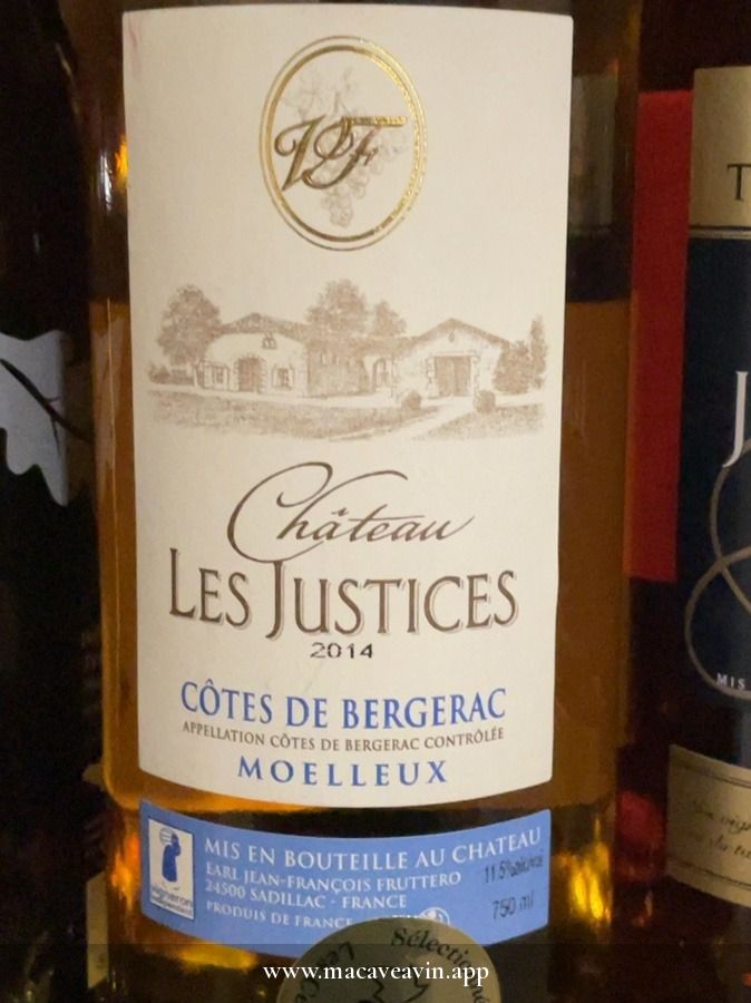 Étiquette de Château Les Justices, Château Les Justices