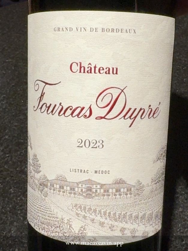 Étiquette de Château Fourcas Dupré, Château Fourcas Dupré