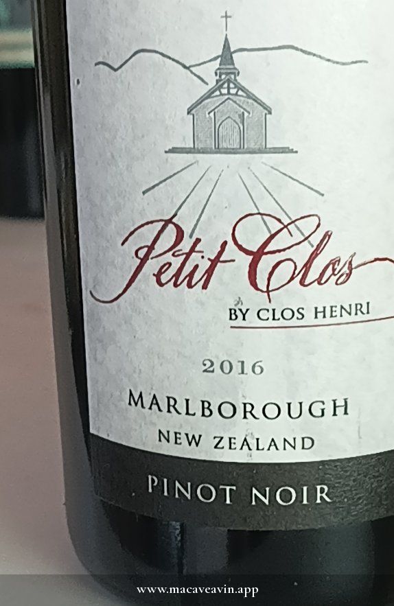 Étiquette de Petit Clos by Clos Henri, Clos Henri