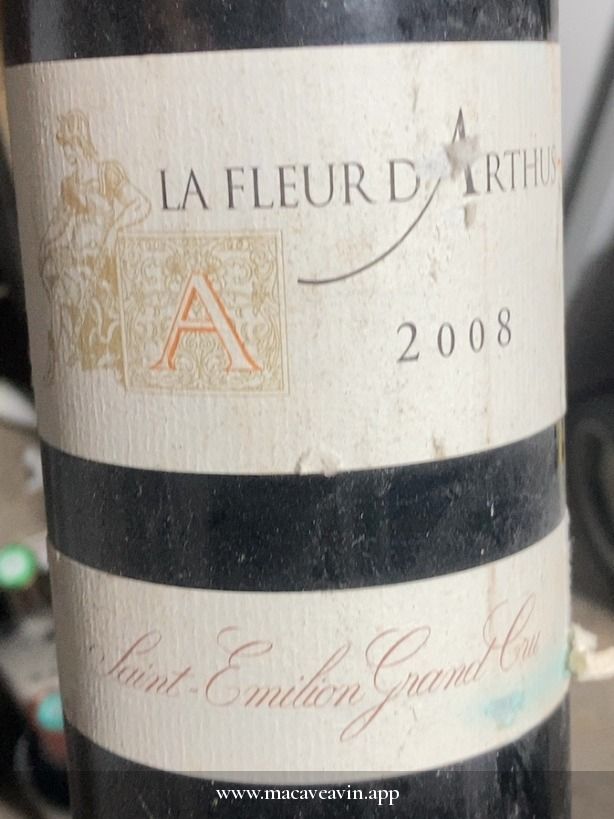 Étiquette de La Fleur d'Arthus, Château La Fleur d'Arthus
