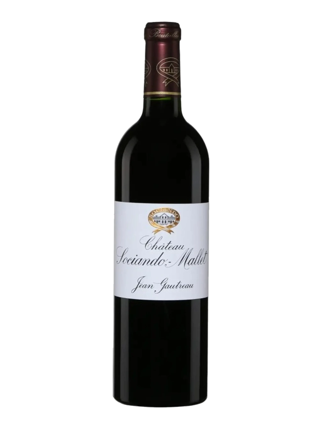Étiquette de Château Sociando-Mallet, Château Sociando-Mallet