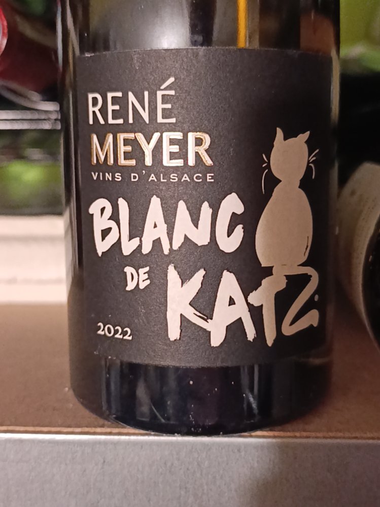 Étiquette de Blanc de Katz, Domaine René Meyer et Fils