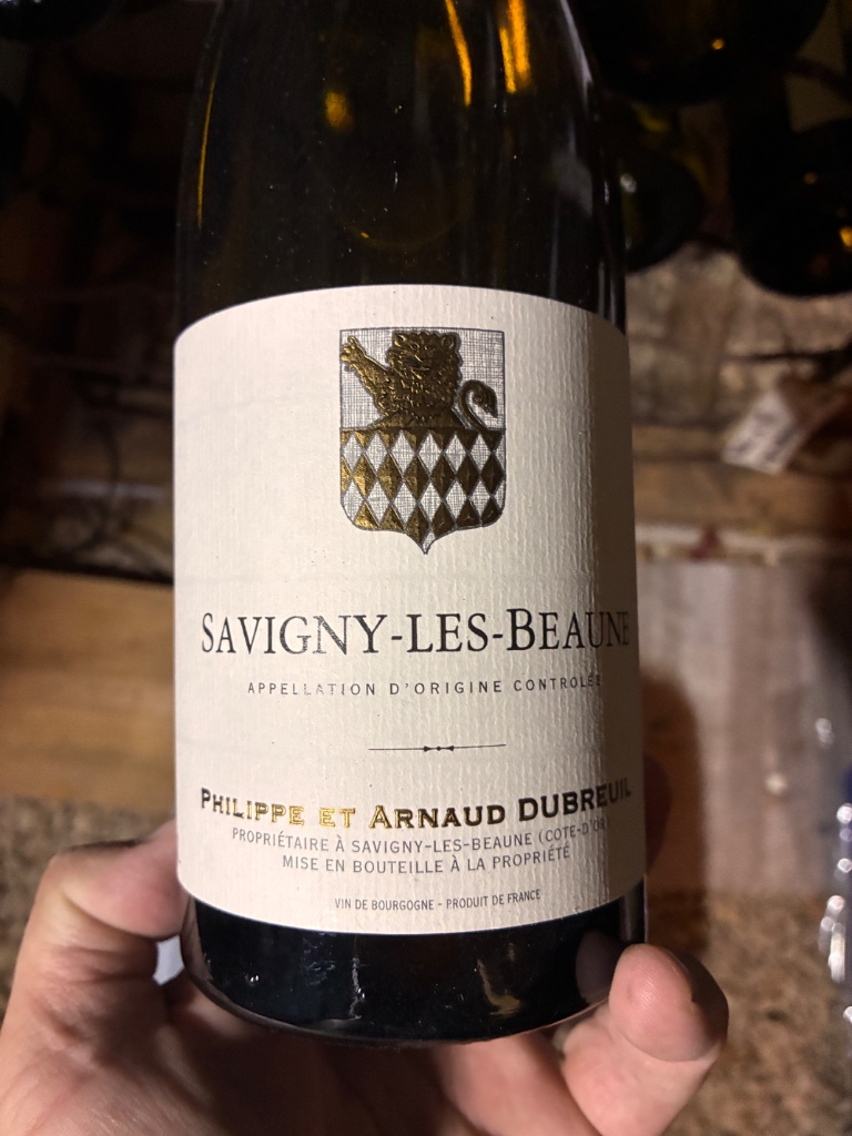 Étiquette de Savigny-lès-Beaune, Domaine Philippe et Arnaud Dubreuil