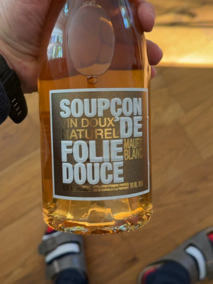 Étiquette de Grand Roussillon vin doux naturel, Vignerons de Maury