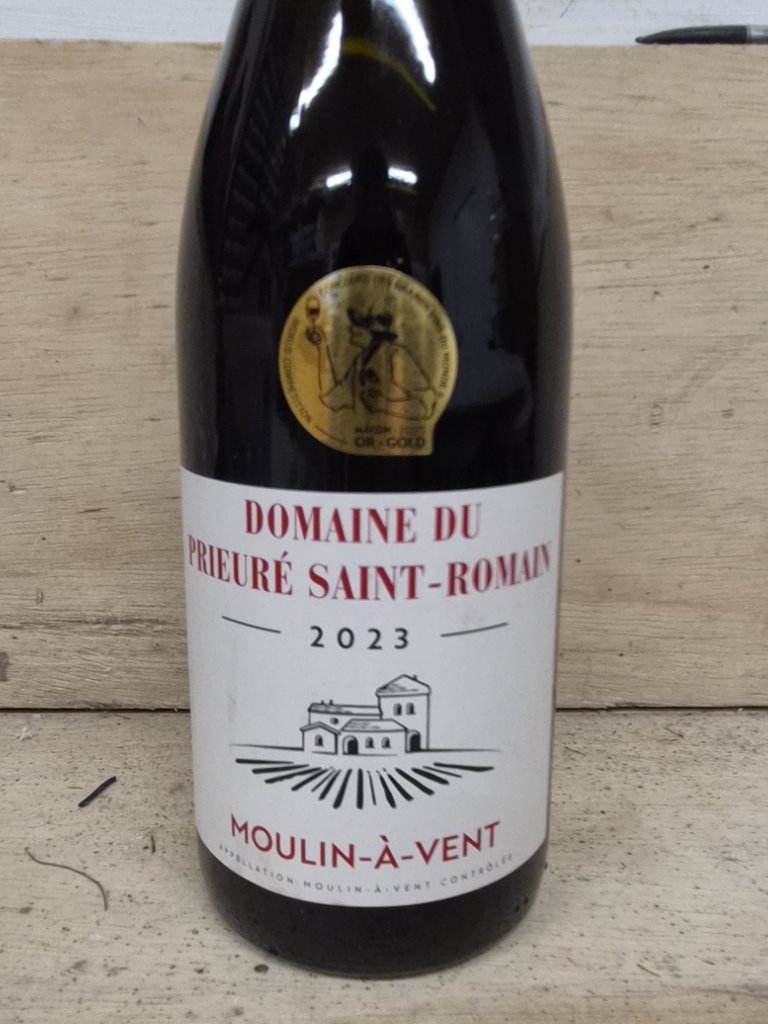Étiquette de Moulin-à-Vent, Domaine du Prieuré Saint-Romain