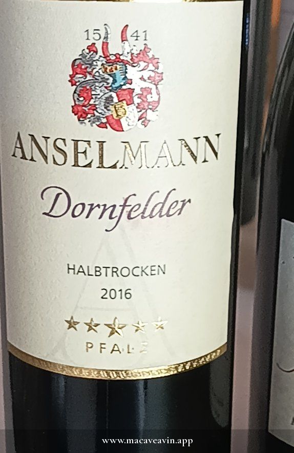 Étiquette de Anselmann Classic Dornfelder, Gebrüder Anselmann GmbH