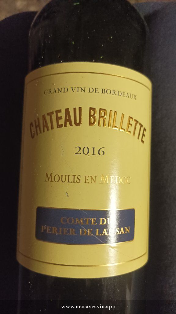 Étiquette de Château Brillette, Château Brillette