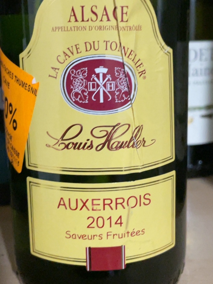 Étiquette de Pinot Auxerrois, Robert Karcher