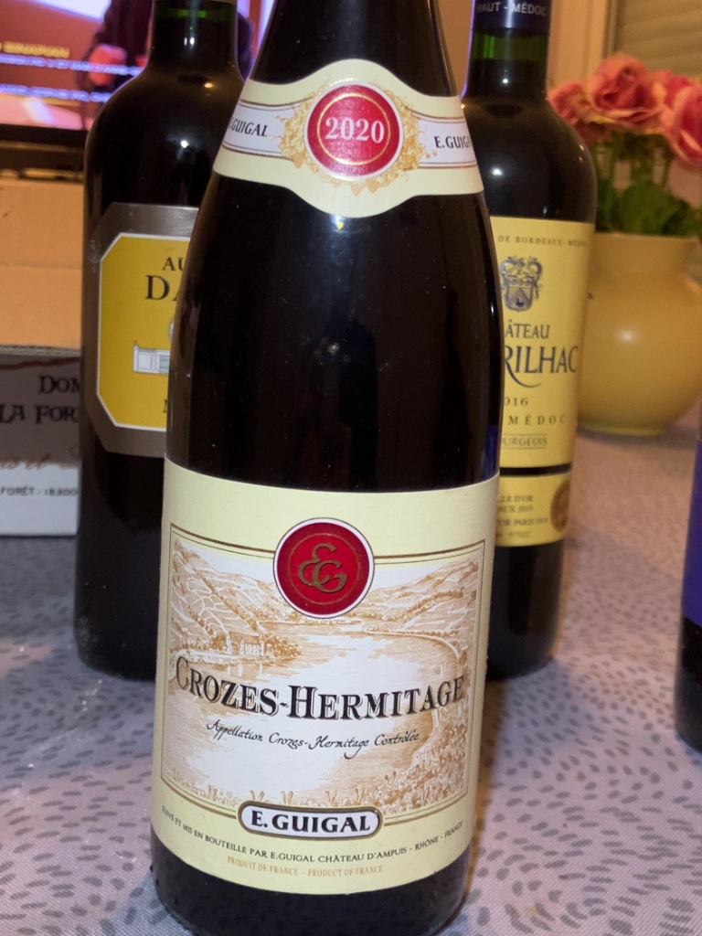 Étiquette de Crozes-Hermitage Rouge, E. Guigal