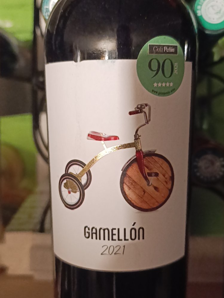 Étiquette de Gamellón, Bodegas Luzón