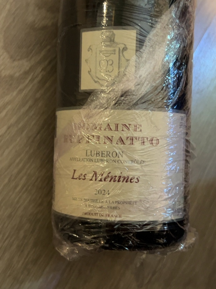 Étiquette de Les Ménines rouge, Domaine Ruffinatto