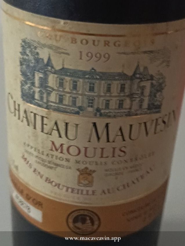 Étiquette de Château Mauvesin Barton, Château Mauvesin Barton