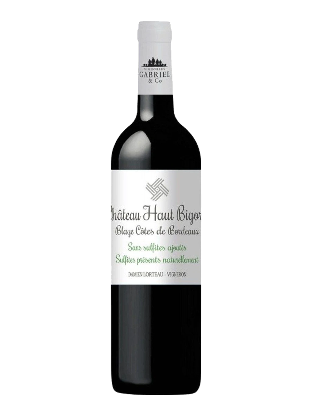 Étiquette de Château Haut Bigord, Vignobles Gabriel & Co