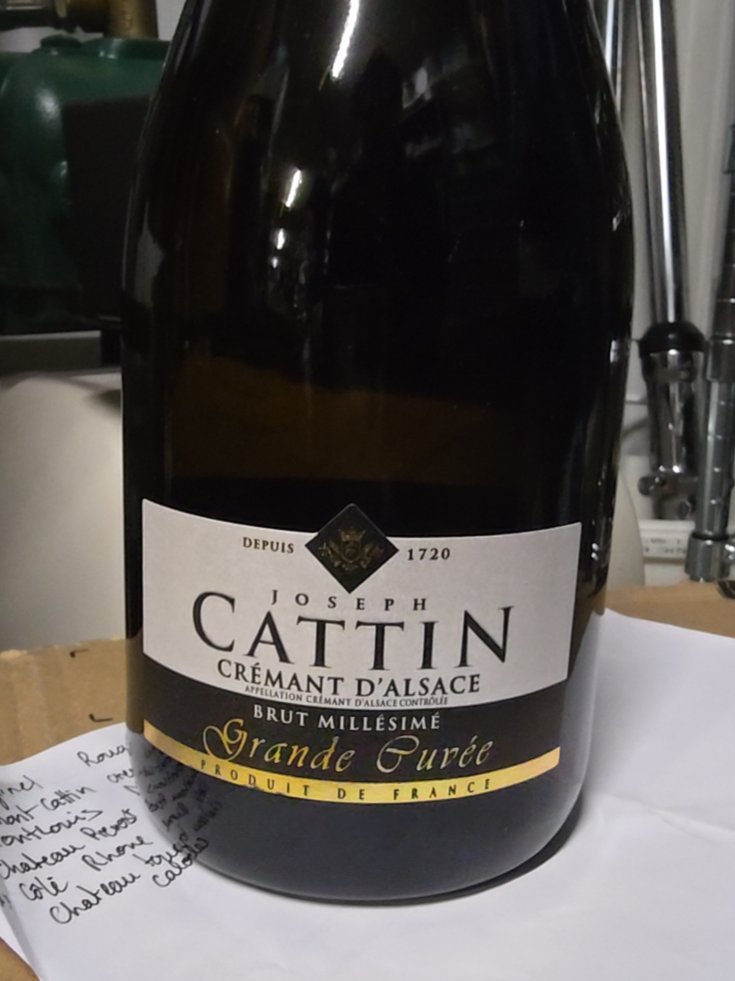 Étiquette de Grande Cuvée, Joseph Cattin