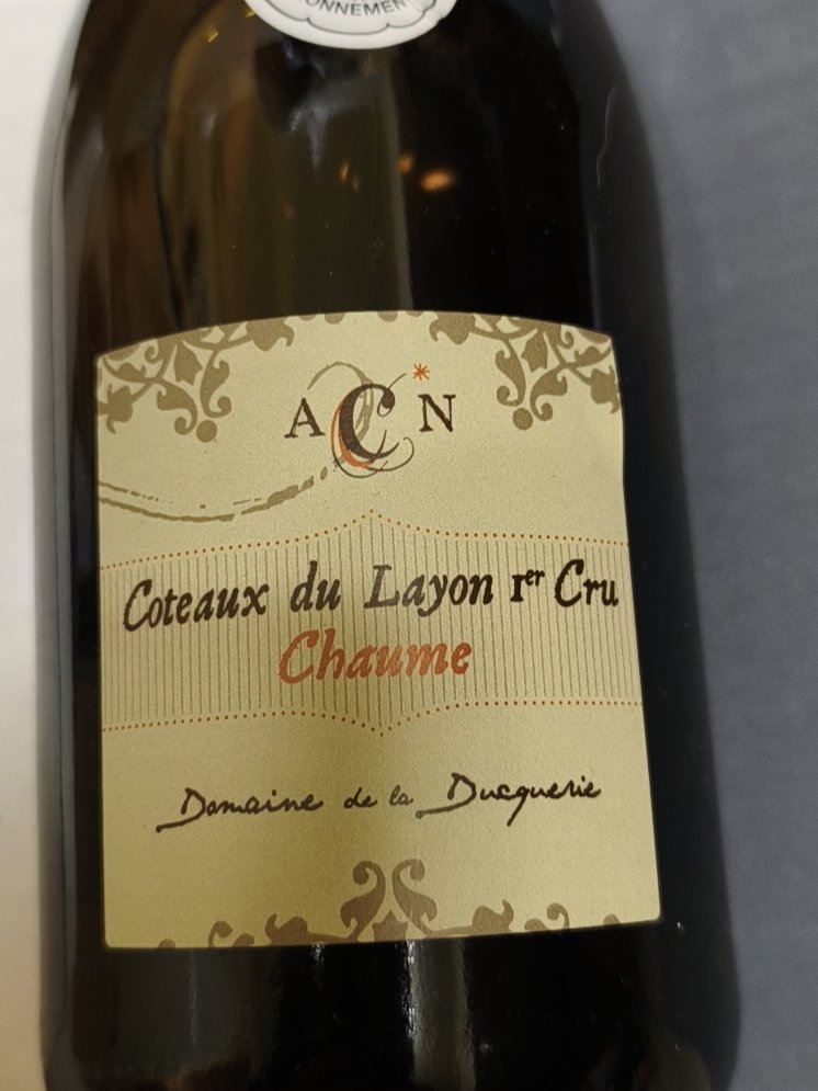 Étiquette de Chaume, Domaine de la Ducquerie