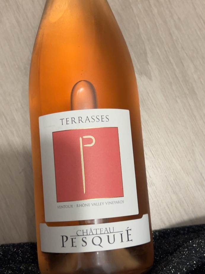 Étiquette de Terrasses rosé, Château Pesquié