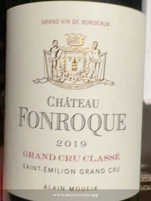 Étiquette de Château Fonroque, Château Fonroque