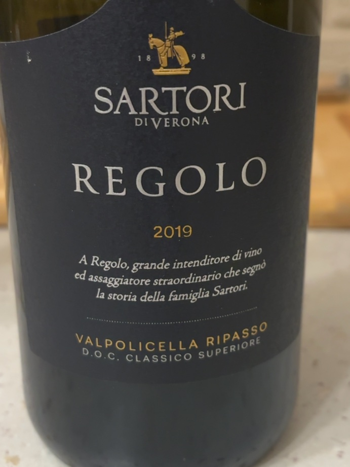 Étiquette de Regolo, Sartori di Verona