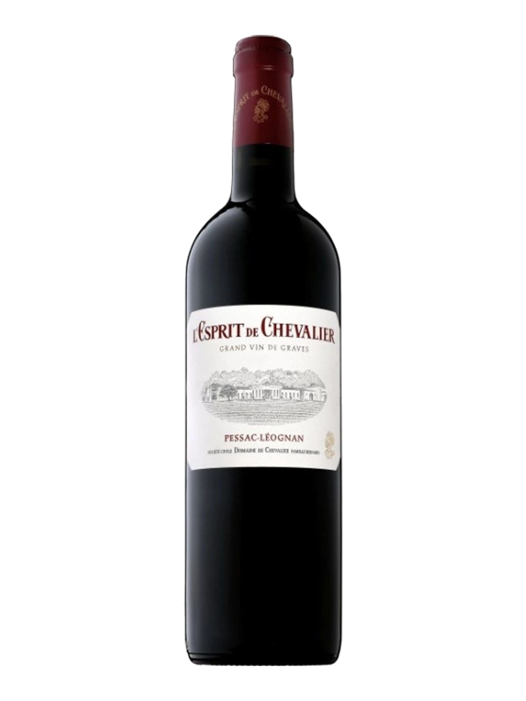Étiquette de L'Esprit de Chevalier, Domaine de Chevalier