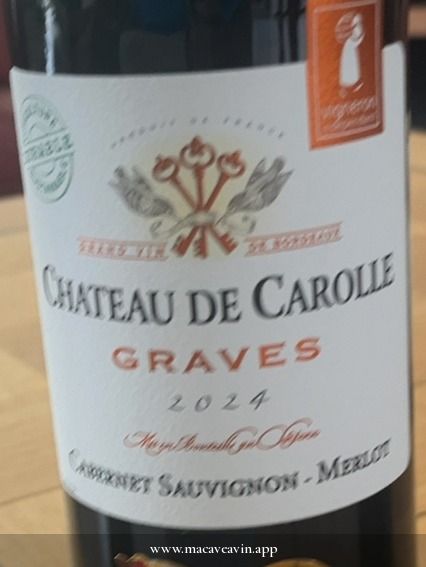 Étiquette de Château de Carolle, Château de Carolle