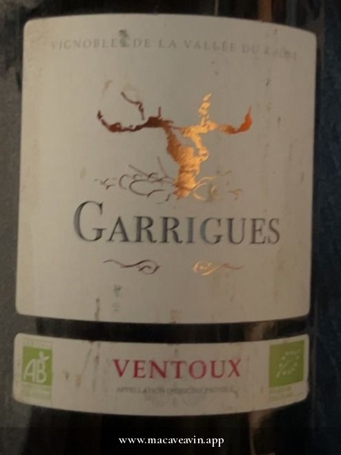 Étiquette de Roi des Garrigues, Demazet Vignobles
