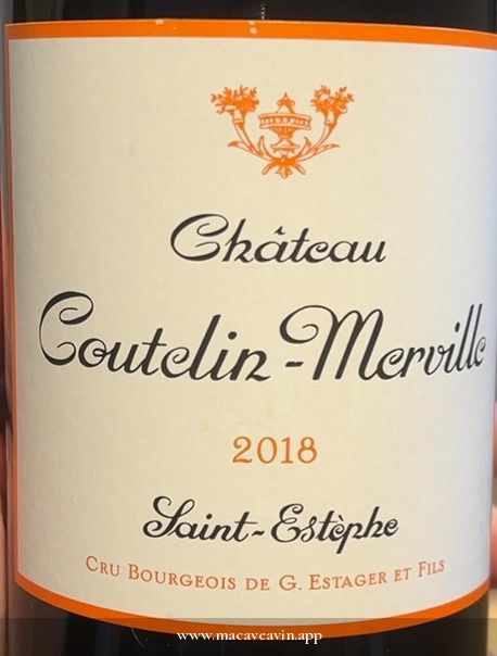 Étiquette de Château Coutelin-Merville, Château Coutelin-Merville
