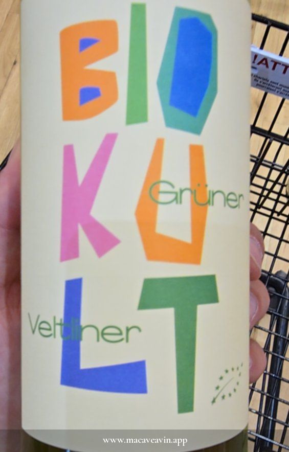 Étiquette de Grüner Veltliner, BioKult
