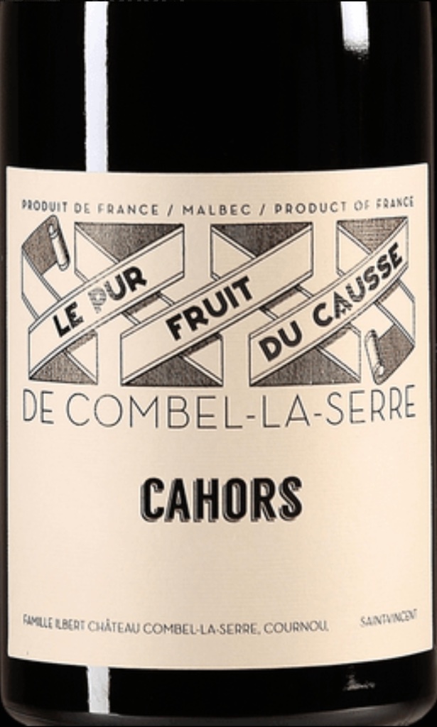 Étiquette de Le Pur Fruit du Causse, Château Combel-La-Serre