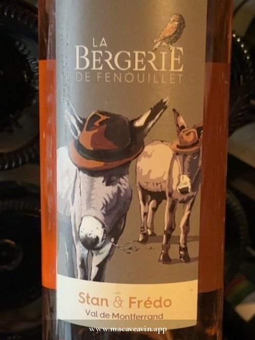 Étiquette de Stan & Fredo, La Bergerie de Fenouillet