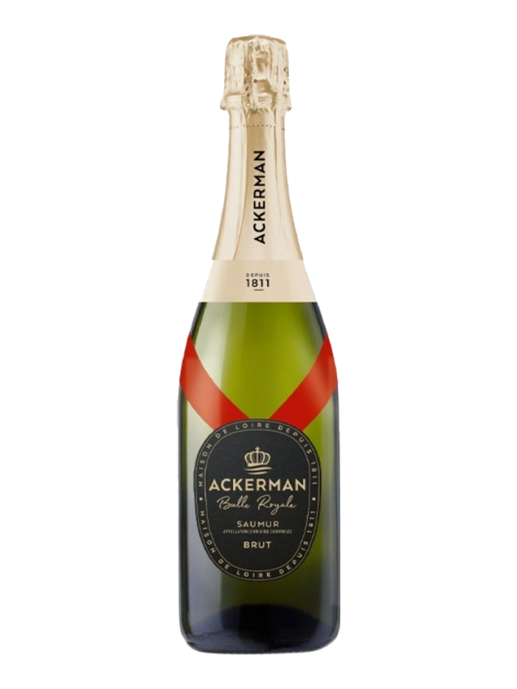 Étiquette de Saumur blanc brut Bulle Royale, Maison Ackerman