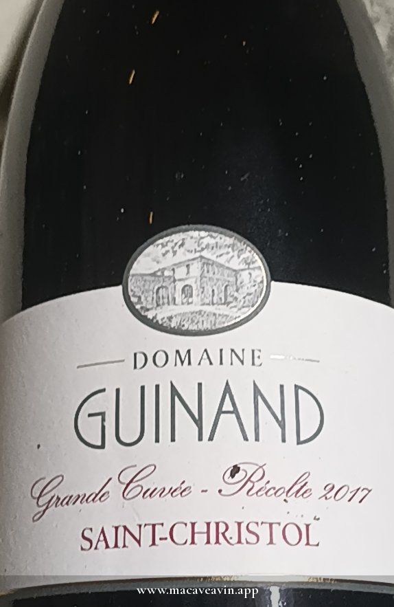 Étiquette de Grande Cuvée, Domaine Guinand