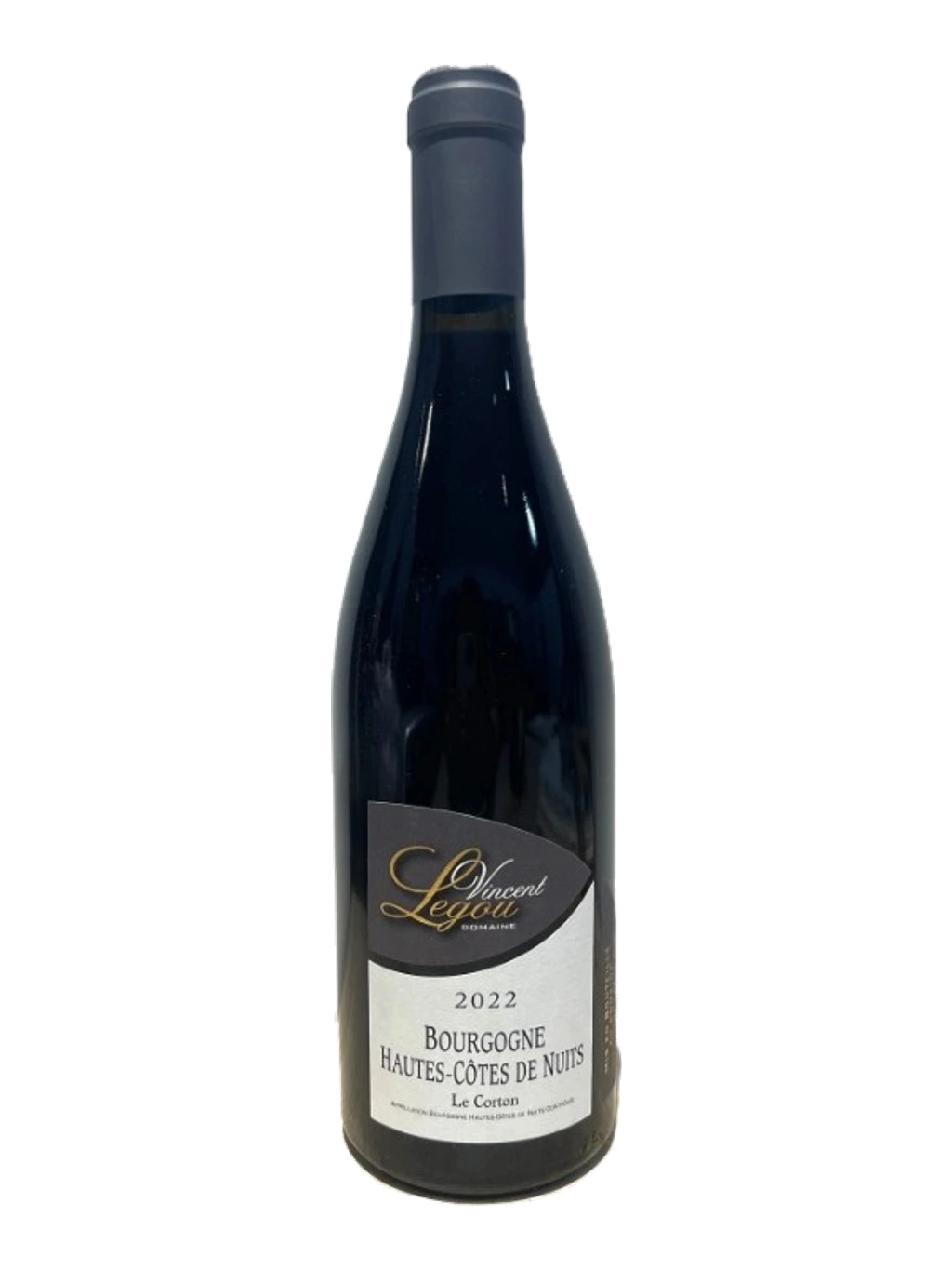 Étiquette de Le Corton, Vincent Legou